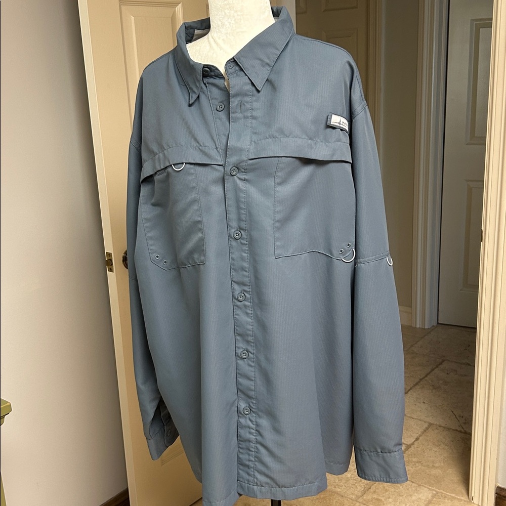 Habit Men's Lightweight Fishing Shirt Solar Factor UPF 50+